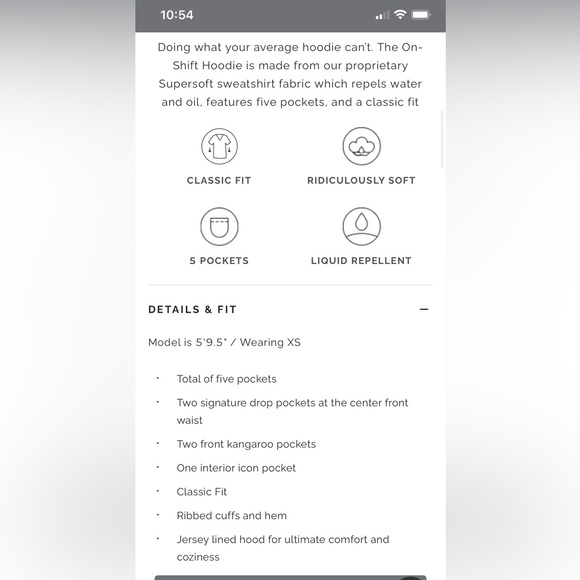 FIGS On-Shift Full Zip Hoodie - Picture 10 of 10